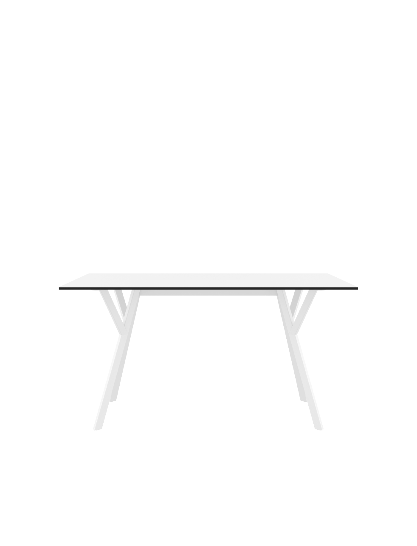 맥스사각 테이블 화이트